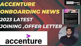 Accenture Onboarding newsAccenture offer letter newsAccenture PADA role assessment news [upl. by Shauna]