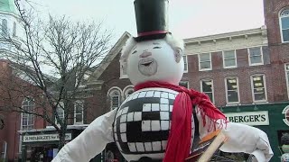 Snowmen of Stroudsburg made seasonal debut [upl. by Bev497]