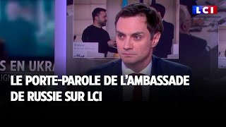 quotLa Russie ne menace personnequot  le porteparole de lambassade de Russie en France invité de LCI [upl. by Mcquillin]