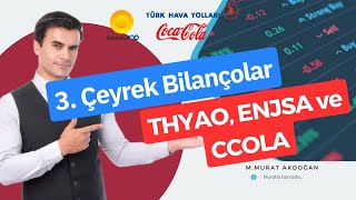 3 Çeyrek Bilançosu Açıklanan Şirketlerin Hedef Fiyatları enjsa thyao ccola bist100 bist [upl. by Longfellow148]