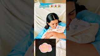 Its a girl  malavika thejus couples newborn baby girl  face reveal [upl. by Erlene]