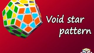 Como formar o Void Star pattern no Megaminx [upl. by Ekle185]