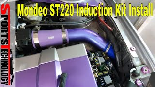 Ford Mondeo mk3 st220 KampN induction kit install how to [upl. by Hesper]