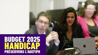 Intervention en Commission sur lAGEFIPH [upl. by Maryrose]