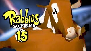 Rabbids Go Home  15  Apocalypse Cow 2 Player [upl. by Sheffield]