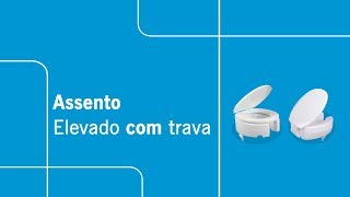 Acessibilidade assento elevado com trava [upl. by Arotak]