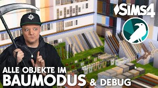 LEBEN amp TOD 💀🪦 Alle Baumodus amp DebugObjekte amp Friedhof Grundstück im Die Sims 4 Erweiterungspack [upl. by Anemix]