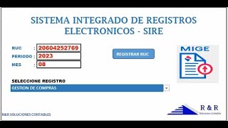 Macro VBA generador de TXT para SIRE SUNAT [upl. by Seyah]