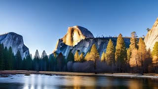 Hiking Half Dome Yosemite National Park USA in 4k Ultra Hd [upl. by Krishna527]