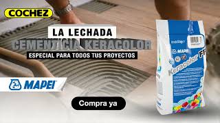 Con la lechada Cementicia Keracolor de MAPEI obtienes los mejores resultados en tus proyectos 👍🏠 [upl. by Aerdnat454]