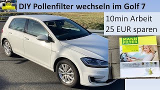 DIY Innenraumfilter wechseln im Golf 7 [upl. by Ingeborg]