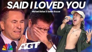 Golden Buzzer Filipino participant makes the jury cry when singing the song Said I Loved You [upl. by Anes]