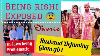 Divorce Confirmed Rishi amp his family being PROBLEMATIC💔 thatglamgirl [upl. by Enicnarf]