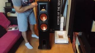 BOXE KLIPSCH REFERENCE R28F Unboxing [upl. by Lecram]