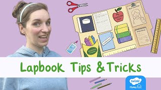 How to make a Lapbook  A Lapbook Tutorial for Home Educators [upl. by Suoinuj]