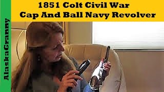 1851 Colt Civil War Cap And Ball Navy Revolver Gun Review [upl. by Molton]