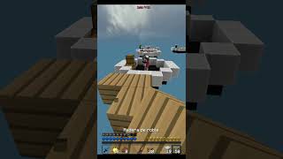 🤐Me encuentro a ¨VEGETTAL777¨ in skywars minecraft skywarspvp minecraftshorts [upl. by Ahserkal307]