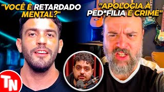 Entenda a TRETA entre Gorgonoid Monark e Nando Moura sobre ped online com criançs IA [upl. by Buehrer]