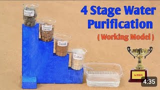 how to make a dirty water filtration system with bottle  क्या यह काम करेगा 🤔 [upl. by Garv822]