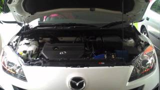 Mazda 3 Short Ram Intake  Before amp After [upl. by Oirtemed]