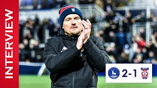 💬 Post Match Interview  Neal Ardley  Hartlepool United [upl. by Ramoj]