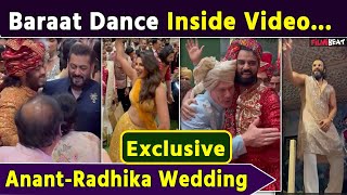 Anant Radhika Wedding Priyanka Salman Srk Ranveer Dance In Anant Ambani Baraat Inside Video [upl. by Chiquita]