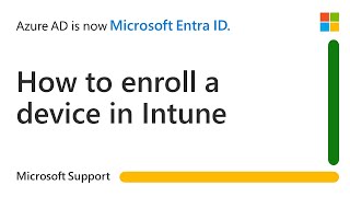 How to enroll a device in Intune  Microsoft [upl. by Cheria]