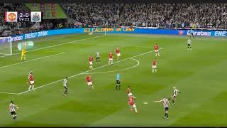 Wan Bissaka vs Maximin Soulmates in Manchester United vs Newcastle 27022023 [upl. by Aubin467]