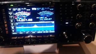 Icom IC7850 testing  PA2DB HAMSHOP [upl. by Aicirtac]