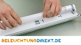 Wie ersetze ich meine T8 Leuchtstoffröhre durch LED mit einem elektronischen Vorschaltgerät [upl. by Ym]