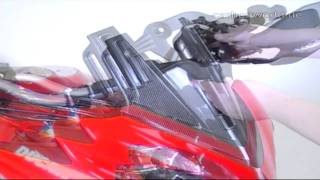 Multistrada 1200 screen mount  slider  adjuster [upl. by Ariaec]