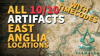 East Anglia Artifacts All Locations Assassins Creed Valhalla [upl. by Bullis461]