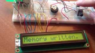 Arduino LCD Display and external EEPROM [upl. by Pape]