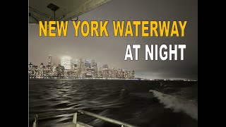 NY WATERWAY Pier 11 NYC to Hoboken NJ at night November 11 2022 [upl. by Virge73]