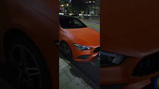 Oranje Mercedes MercedesBenz CLA 2020 Hybride118 kw 180 pk 1332 cc 240 kmu 100 km in 68 s [upl. by Beattie]