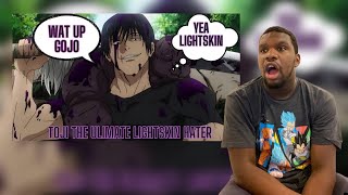 TOJI FUSHIGORO THE ULTIMATE DARKSKIN hates lightskins  Reaction [upl. by Akener]