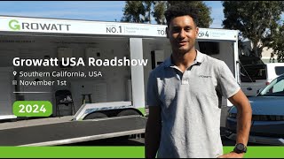 Growatt USA Roadshow Live Training Product Demos amp EV Charging at Greentech Coachella Valley [upl. by Navetse21]