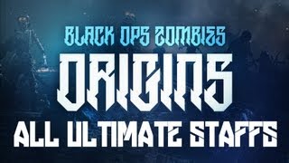 quotICE STAFFquot  ORIGINS Zombies quotHOW TO BUILDquot TUTORIAL Black Ops 2 Apocalypse Gameplay [upl. by Danby]