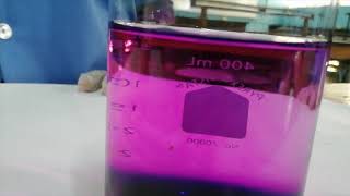 Diffusion of Potassium Permanganate in Water [upl. by Micheal]