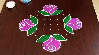 9×3dots beautiful sankranti chukkala muggulu🌷easy sankranti rangoliPongal kolamsRang Kaa Rangoli [upl. by Lemrej158]