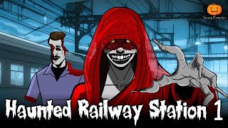 Haunted Railway Station Part 1  Scary Pumpkin  Hindi Horror Stories  Animated Stories [upl. by Koeninger43]