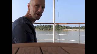 Avalon Myanmar Cruise Ship Tour on the Irrawaddy River in Burma [upl. by Reimer518]