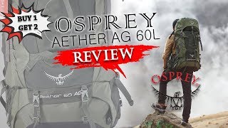 Review Osprey Aether AG 60L  Indonesia [upl. by Cornelius755]