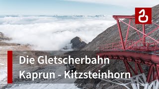 Gletscherbahn Kaprun  Kitzsteinhorn  Spektakuläre hohe Seilbahnstütze [upl. by Ikkela]