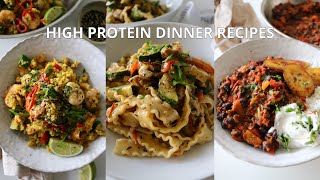 HIGH PROTEIN DINNER RECIPES  Dairy Free amp Delicious 🔥 [upl. by Alemap]