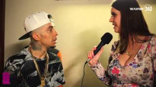 Dappy at O2 Academy Islington  Back stage with Suzie Mac TheDappy and more [upl. by Rothmuller]