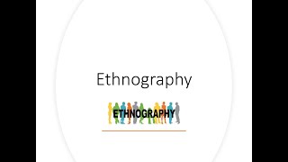 Research Methods  Qualitative Data Collection  5 Ethnography [upl. by Cuttie]