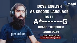 IGCSE English 0511  Grade Threshold Explained [upl. by Haseefan]