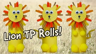 How to Make a LION Toilet Paper Roll Craft Best of Teeti [upl. by Jenette140]