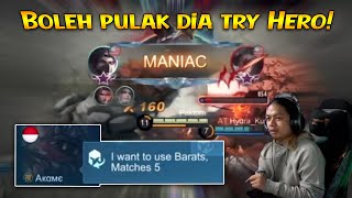 PUBLIC TRY HERO DI RANKED RASA MACAM MAIN SORANG COMETOPAPA MLBB [upl. by Led]